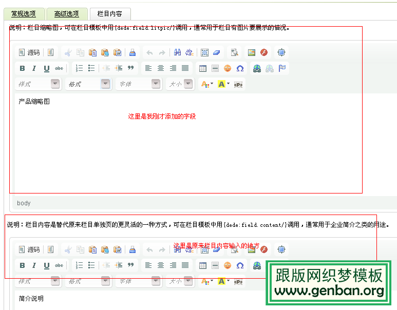 在栏目中添加自定义字段教程 - 蜡笔尒の锋 - Rmomo