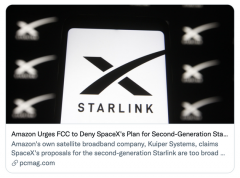 亚马逊敦促 FCC 拒绝 SpaceX 二代星链计划，马斯克称贝索斯退休就是为了天天诉讼